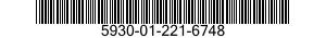 5930-01-221-6748 SWITCH,CODEINDICATINGWHEEL 5930012216748 012216748