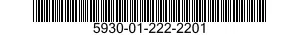 5930-01-222-2201 SWITCH,PUSH 5930012222201 012222201
