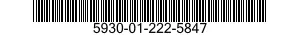 5930-01-222-5847 SWITCH SUBASSEMBLY 5930012225847 012225847