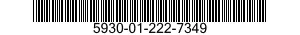 5930-01-222-7349 PUSH BUTTON 5930012227349 012227349