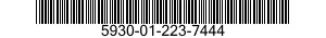 5930-01-223-7444 SWITCH,PUSH 5930012237444 012237444