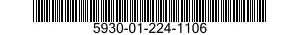 5930-01-224-1106 SWITCH ASSEMBLY 5930012241106 012241106