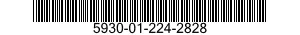 5930-01-224-2828 SWITCH,ROTARY 5930012242828 012242828