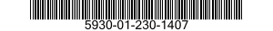 5930-01-230-1407 SWITCH ASSEMBLY 5930012301407 012301407
