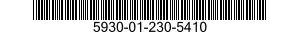 5930-01-230-5410 PUSH BUTTON 5930012305410 012305410