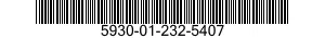 5930-01-232-5407  5930012325407 012325407