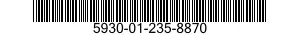 5930-01-235-8870 SWITCH SECTION,ROTARY 5930012358870 012358870
