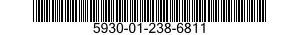 5930-01-238-6811 PUSH BUTTON 5930012386811 012386811