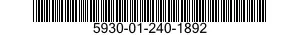 5930-01-240-1892 SWITCH,ROTARY 5930012401892 012401892