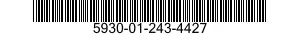 5930-01-243-4427 SWITCH,SLIDE 5930012434427 012434427