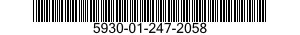 5930-01-247-2058 SWITCH,PUSH 5930012472058 012472058