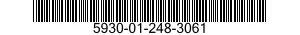 5930-01-248-3061 RETAINER,ELECTRICAL SWITCH 5930012483061 012483061