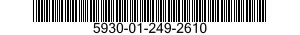 5930-01-249-2610 SWITCH,PRESSURE 5930012492610 012492610