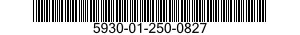 5930-01-250-0827 SWITCH,PULL 5930012500827 012500827