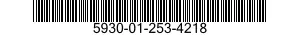 5930-01-253-4218 SWITCH,CODE INDICATING WHEEL 5930012534218 012534218