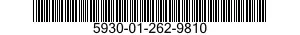 5930-01-262-9810 PUSH BUTTON 5930012629810 012629810