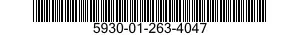 5930-01-263-4047 SWITCH SUBASSEMBLY 5930012634047 012634047