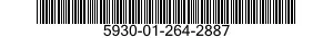 5930-01-264-2887 SWITCH,SLIDE 5930012642887 012642887