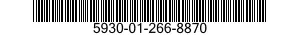 5930-01-266-8870 SWITCH,TOGGLE 5930012668870 012668870