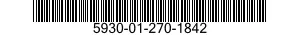 5930-01-270-1842 SWITCH,PUSH 5930012701842 012701842