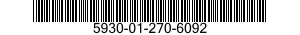 5930-01-270-6092 SWITCH ASSEMBLY 5930012706092 012706092