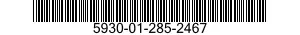 5930-01-285-2467 SWITCH ASSEMBLY 5930012852467 012852467