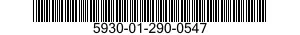 5930-01-290-0547 SWITCH,ROTARY 5930012900547 012900547