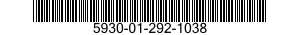 5930-01-292-1038 SWITCH,SENSITIVE 5930012921038 012921038
