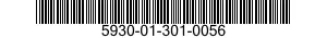 5930-01-301-0056 SWITCH,TOGGLE 5930013010056 013010056