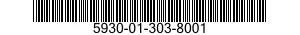 5930-01-303-8001 SWITCH SUBASSEMBLY 5930013038001 013038001