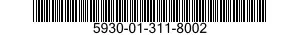 5930-01-311-8002 SWITCH,CODE INDICATING WHEEL 5930013118002 013118002