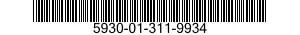 5930-01-311-9934 SWITCH,TOGGLE 5930013119934 013119934