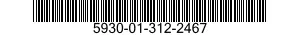 5930-01-312-2467 SWITCH,FLOW 5930013122467 013122467