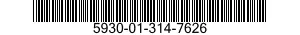 5930-01-314-7626 SWITCH,PUSH 5930013147626 013147626