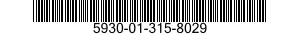 5930-01-315-8029 SWITCH,TOGGLE 5930013158029 013158029