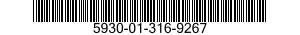 5930-01-316-9267 SWITCH ASSEMBLY 5930013169267 013169267