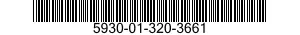 5930-01-320-3661 PUSH BUTTON SET 5930013203661 013203661