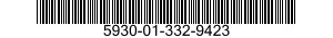5930-01-332-9423 SWITCH,CODE INDICATING WHEEL 5930013329423 013329423