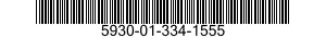 5930-01-334-1555 SWITCH,TOGGLE 5930013341555 013341555