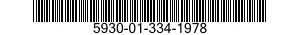5930-01-334-1978 SWITCH,CODE INDICATING WHEEL 5930013341978 013341978