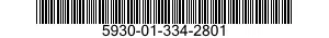 5930-01-334-2801 PUSH BUTTON 5930013342801 013342801