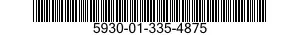 5930-01-335-4875 PUSH BUTTON 5930013354875 013354875