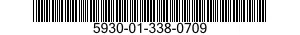 5930-01-338-0709 SWITCH,SLIDE 5930013380709 013380709