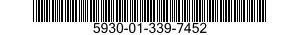 5930-01-339-7452 SWITCH,PUSH 5930013397452 013397452