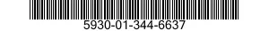 5930-01-344-6637 SWITCH ASSEMBLY 5930013446637 013446637