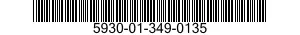 5930-01-349-0135 SWITCH,SLIDE 5930013490135 013490135