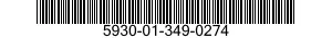 5930-01-349-0274 SWITCH SUBASSEMBLY 5930013490274 013490274