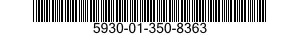 5930-01-350-8363 SWITCH SUBASSEMBLY 5930013508363 013508363