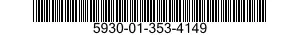 5930-01-353-4149 RETAINER,ELECTRICAL SWITCH 5930013534149 013534149