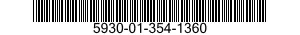 5930-01-354-1360 COVER,ELECTRICAL SWITCH 5930013541360 013541360